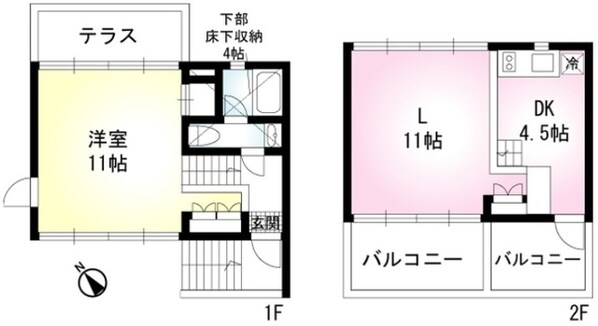 グランドソレーユの物件間取画像